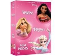 Vaiana, la légende du Bout du Monde + Raiponce + La Reine des neiges (DVD)