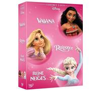 Vaiana, La Légende Du Bout Du Monde + Raiponce + La Reine Des Neiges - Pack