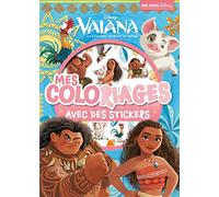 VAIANA - Mes Coloriages avec Stickers - Disney