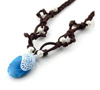 Vaiana Moana Princesse Pendentif Collier Cosplay Bleu