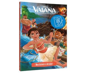 VAIANA - Mon histoire à dessiner (livre et tablette magique effaçable) - Disney