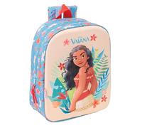 VAIANA - Sac à dos de crèche 3D, facile à nettoyer, idéal pour les enfants de différents âges, confortable et polyvalent, qualité et résistance, 22 x 10 x 27 cm