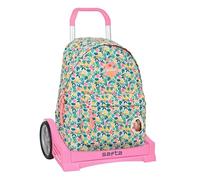VAIANA - Sac à dos scolaire 775, dos ergonomique, avec chariot Safta Evolution, idéal pour les enfants de différents âges, confortable et polyvalent, qualité et résistance, 31 x 13 x 43 cm