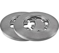 2x VAICO V25-40014 Disque de frein Arrière 308mm