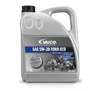 VAICO Huile moteur 5W-20 ACEA C5 API SN API CF Ford Eco 5 L Compatible avec FORD Fiesta Mk6 3/5 portes JA8, JR8 Fiesta Mk5 3/5 portes JH1, JD1, JH3, JD3 Focus Mk2 3/5 portes DA, HCP, DP, JEEP, HYUNDAI