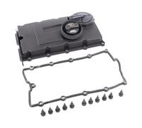 VAICO V10-9986 Cache-culbuteur avec joint de couvercle de soupape avec bouchon/couvercle avec soupape de reniflard avec vis/boulons