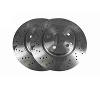 VAICO V30-80077 2x Disque de frein Avant Ø330mm Hauteur: 64,5mm Épaisseur: 32mm Cercle de percage -Ø: 112mm perforé/ventilé de l'intérieur