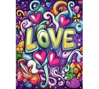 VAIIEYO 5D Diamond Painting Adulte Amour, Peinture Diamant Lettre, Canevas Broderie Diamant Kit Complet Point De Croix Broderie Salon Chambre Autocollant Mural Décoration 30x40cm-51