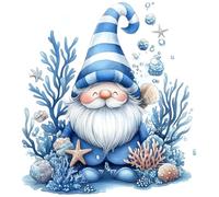 VAIIEYO 5D DIY Nain. Diamond Painting Adulte, Étoile de mer Diamant Painting Canevas Broderie Diamant Kit Complet Point De Croix Broderie Salon Chambre Autocollant Mural Décoration 35x35cm-60