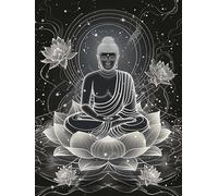 VAIIEYO Diamond Painting Adulte Bouddha,Religion Canevas Peinture Diamant Kit Complet Point De Croix Broderie Salon Chambre Autocollant Mural Décoration 30x40cm B992