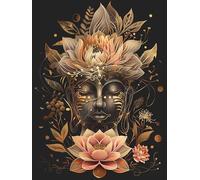 VAIIEYO Diamond Painting Adulte Bouddha, Religion Diamond Painting, Canevas Peinture Diamant Kit Complet Point De Croix Broderie Salon Chambre Autocollant Mural Décoration 40x50cm B616