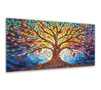 VAIIEYO DIY Forme Spéciale Arbre Diamond Painting Adulte, Plantes Diamant Painting Pour Débutant, Canevas Kit Point De Croix Broderie Salon Chambre Autocollant Mural Décoration Cadeau 30x60cm