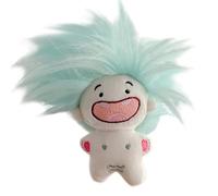 VaiKanhai Mignon Signs Drôle Doll Porte-clés Doll Doll Ne Does Pas Il Avoir Une Apparence Mignon Et Intéressante Vous Pouvez Donc Design The Doll's Hairstyle According À Votre Peluche Préférée (Bleu