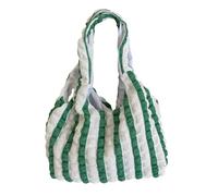 VaiKanhai Sac à provisions en cuir synthétique pour femme, sac à bandoulière, sac à main, sac de travail, sac à provisions, sac d'entretien de voiture, vert, Taille unique