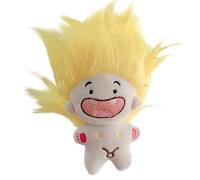 VaiKanhai Signes mignons de poupée drôle de poupée sans dents ne le fait pas d'avoir une apparence mignonne et intéressante que vous pouvez donc concevoir le style de cheveux de la poupée en peluche