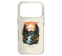 Vail Colorado USA Scenic Mountain Style rétro Coucher de Soleil Coque pour iPhone 17 Pro