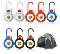 Vaileal Cartable LED clignotante : 8 lumières de sécurité enfants, 3 modes de cartable enfants, lumière de sécurité, clip lumineux piles rechargeables, réflecteurs lumière de sécurité le