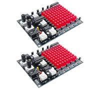 Vaileal Kit De Poursuite LED : 2 Kits, Lumière Défilante Ajustable, Kit De Soudure DIY, pour Débutants, Éducation Scolaire, Concours Scientifiques (Rouge)