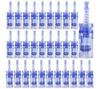 Vaileal Lot de 30 micro-aiguilles : 12 broches de rechange pour micro-aiguilles Derma Pen, micro-aiguilles à aiguilles, micro-aiguilles électriques pour appareil d'élimination de l'acné, des