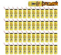 Vaileal Lot de 48 pièges à mouches en papier, piège à mouches collant, piège à mouches, piège à mouches, piège à mouches, piège à mouches pour gnotes, moustiques, mites à l'intérieur et à l'extérieur