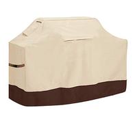 Vailge Housse de Barbecue imperméable 60 Pouces, 600D, résistante aux UV, à la poussière, aux déchirures et à la décoloration, Convient pour Weber, Brinkmann, Char Broil et Plus, Beige