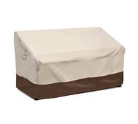 Vailge Housse de canapé 2 places résistante 100 % imperméable pour extérieur, housse de canapé profond, grande housse de meubles de jardin avec ouvertures d'aération