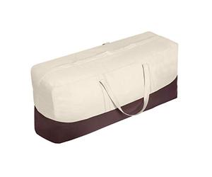 vailge Housse de Coussin de terrasse - Sac de Rangement imperméable pour Meubles de terrasse - Sac de Rangement rectangulaire avec Fermeture éclair - Housse de Transport avec poignées - Standard