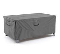 Vailge Housse de protection rectangulaire / ovale pour table de patio, très résistante et imperméable, pour extérieur, pour jardin, patio, gris