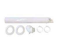 Vaillant conduit toit-mur 0020219516 Ø 60/100 mm, horizontal, avec feuille de nettoyage, PP