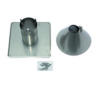 Vaillant couvercle de regard 0020021007 DN 80 , pour tuyau d'échappement, Inox