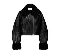 Vaillant, Femme, Vestes, Noir, Taille: 36 FR Cropped Aviator Jacket