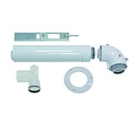 Vaillant kit de raccordement de base 0020077523 Ø 60/100 mm, concentrique, DN 60 flexible, PP