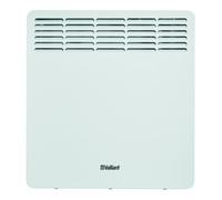 Vaillant eloMENT VER 200/5 Convecteur mural pour env. 20 m² (blanc), 230 V, 2,0 kW, radiateur électrique pour une chaleur fiable et rapide, suspension murale