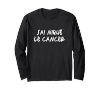 Vaincre Le Cancer Cadeau drôle maladie Combat Manche Longue
