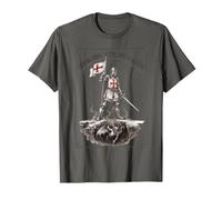 Vaincre Le Mal avec Une Bonne bannière de Chevalier templier (Romains 12:21) T-Shirt