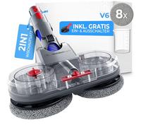 Vainqueur du test - Embout de nettoyage pour aspirateur Dyson V6 - Aspirateur électrique - Embout de serpillère - Aspirateur eau et poussière - Avec réservoir d'eau amovible, réservoir de remplissage