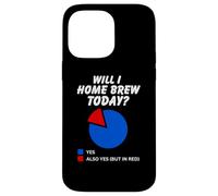 Vais-Je brasser Maison Aujourd'hui ? Oui Sarcastic Pie Chart Home Brewer Coque pour iPhone 14 Pro Max