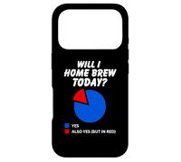 Vais-Je brasser Maison Aujourd'hui ? Oui Sarcastic Pie Chart Home Brewer Coque pour iPhone 17 Pro