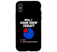 Vais-Je brasser Maison Aujourd'hui ? Oui Sarcastic Pie Chart Home Brewer Coque pour iPhone X/XS