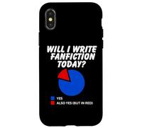 Vais-Je écrire Une Fanfiction ? Aujourd'hui, Sarcastic Pie Chart Fanfiction Coque pour iPhone X/XS
