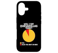 Vais-Je Manger des quesadillas Aujourd'hui Quesadilla Cuisine Mexicaine Coque pour iPhone 17