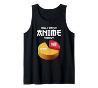 Vais-Je Regarder l'anime Aujourd'hui Japan Kawaii Manga Otaku Anime Débardeur