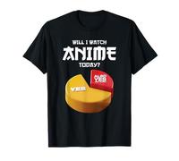 Vais-Je Regarder l'anime Aujourd'hui Japan Kawaii Manga Otaku Anime T-Shirt