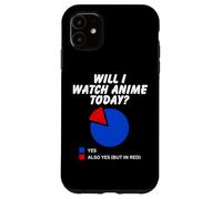 Vais-Je Regarder Un Anime Aujourd'hui ? Sarcastic Pie Chart Watching Anime Coque pour iPhone 11