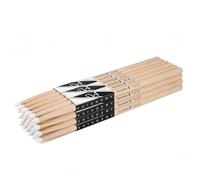 Vaisoeny 5B Lot de 12 paires de baguettes de batterie ovales avec olives en nylon et olives en nylon pour batterie électrique et batterie en érable