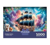 Vaisseau fantôme Puzzle 1000 Pièces pour Débutant,Loisir Amusant,Carton Recyclé,Emboîtement Sûr 70x50cm/1000pcs