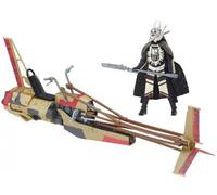 Vaisseau pour Star Wars Force Link 2.0 : Speeder Attaque + Figurine enfys Nest - Set véhicule et Personnage + Carte Tigre