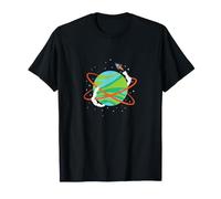 Vaisseau Spatial approchant Une exoplanète lointaine T-Shirt