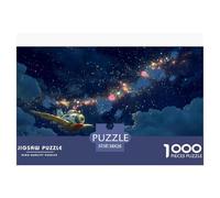 Vaisseau Spatial de Fantaisie Puzzle 3D en Papier 38x26cm/1000pcs, Fantaisie Space - Jeux Créatifs & Relaxants, ÉduChatifs pour Enfants, Cadeau De Décoration