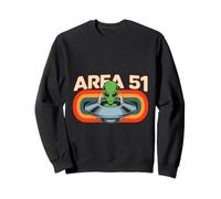 Vaisseau spatial extraterrestre rétro Zone 51 Roswell OVNI années 70 Sweatshirt